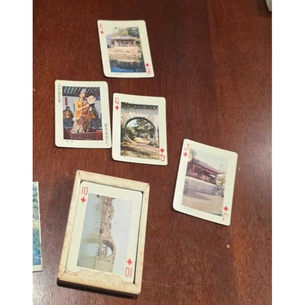 VTG Classic Chinese Gardens of Suzhou China Playing Cards
